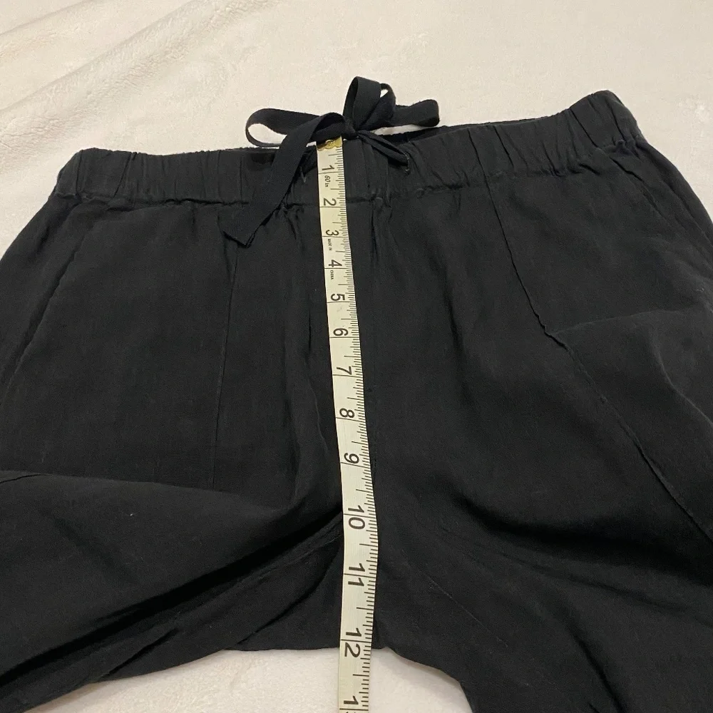 Aritzia Babaton Errol Linen Blend Drawstring Pants 16367